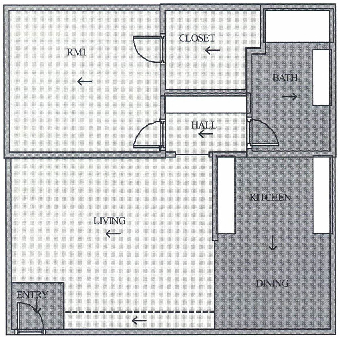 1BR - A Bldg Small